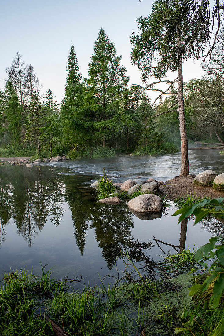 USA, Minnesota, Itasca State Park, Oberlauf des Mississippi