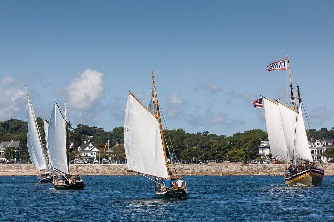 USA, Massachusetts, Cape Ann, Gloucester, Amerikas älteste Hafenstadt, Gloucester Schooner Festival, Schoner-Segelschiffe