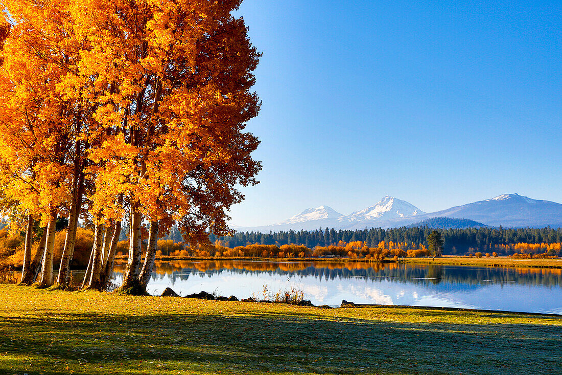 USA, Oregon, Bend, Herbst auf der Black Butte Ranch in Zentral-Oregon