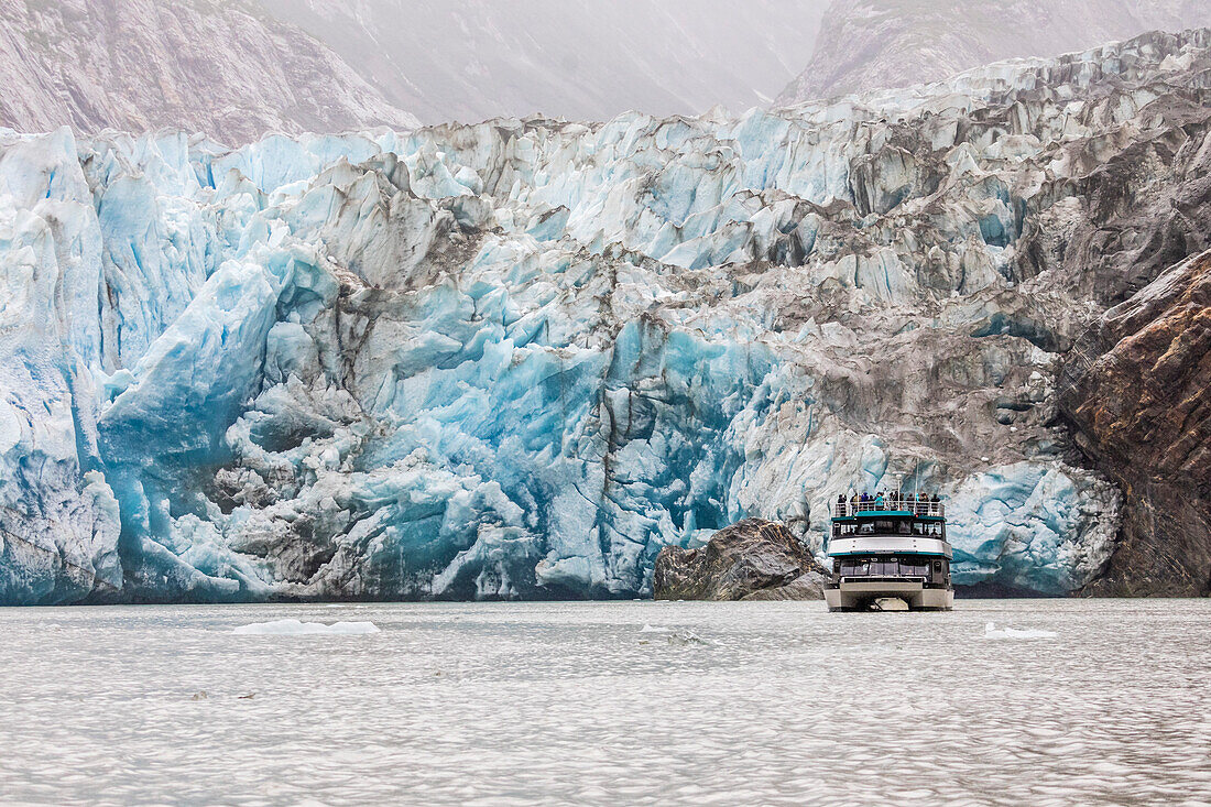 Detail of the South Sawyer Glacier in Tracy Arm-Fords Terror Wilderness, Southeast Alaska, United States of America, North America