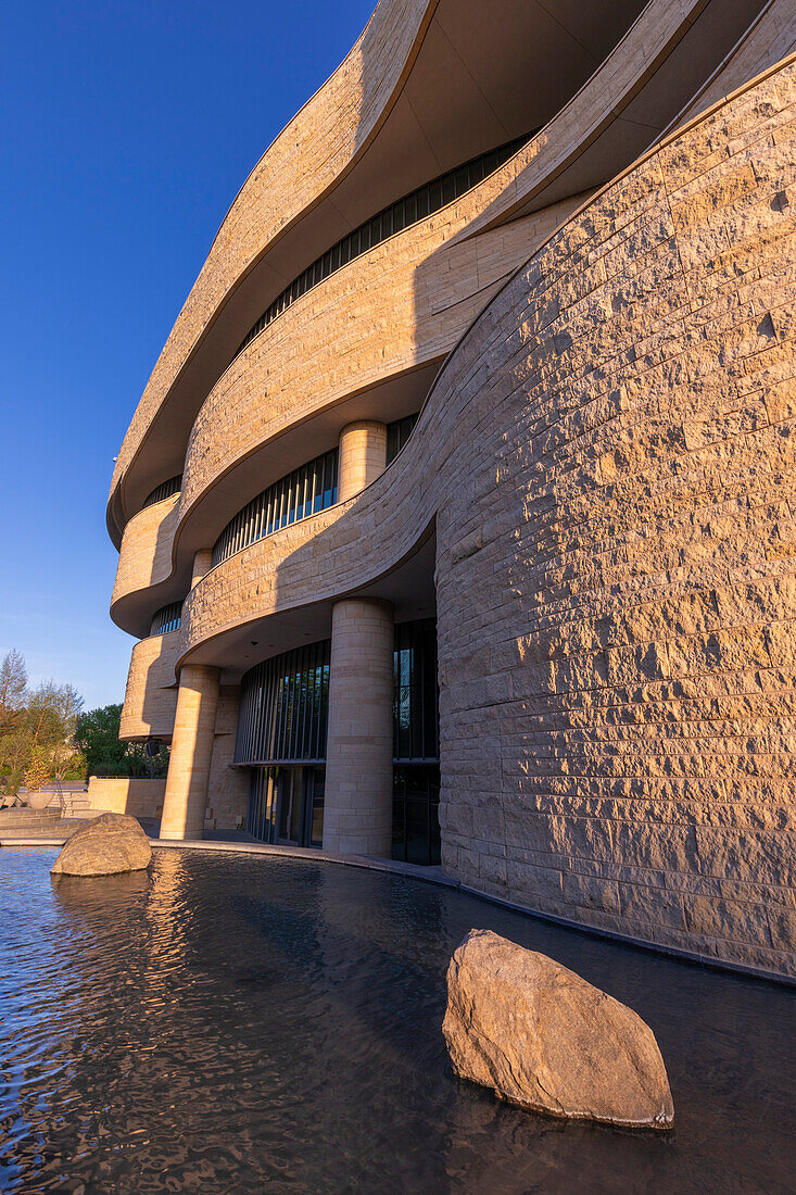 The Smithsonian Institution National Museum of the American Indian on the National Mall in Washington, D.C., United States of America, North America