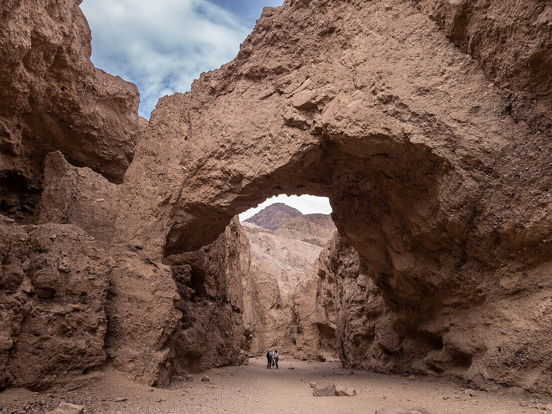 A view of Natural Bridge Canyon in Death Valley National Park, California, United States of America, North America