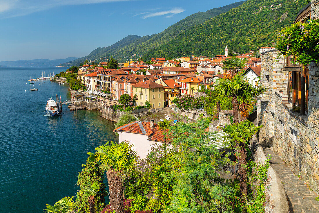 Cannero Riviera, Lago Maggiore, Piemont, Italienische Seen, Italien, Europa