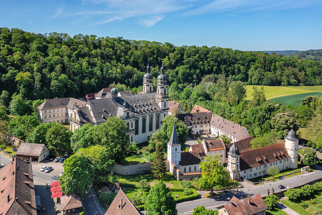 Cistercian Monastery Schontal, Jagsttal Valley, Hohenlohe, Baden-Wurttemberg, Germany, Europe