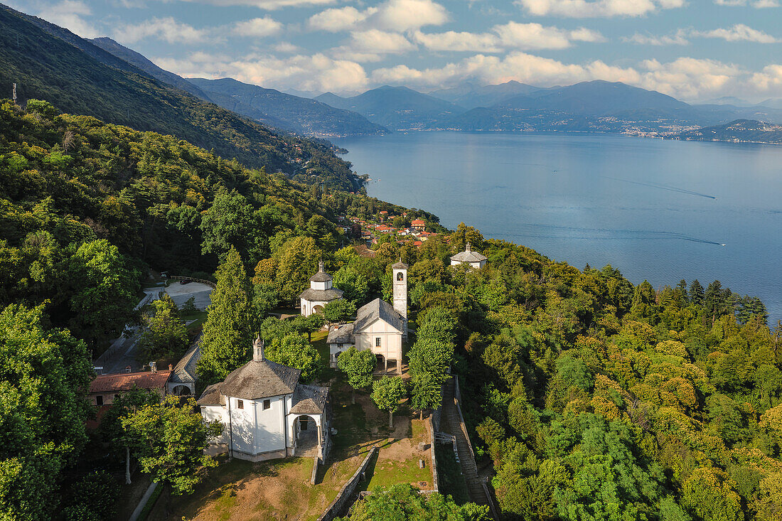 Sacro Monte di Ghiffa, Ghiffa, UNESCO-Welterbe, Lago Maggiore, Piemont, Italienische Seen, Italien, Europa