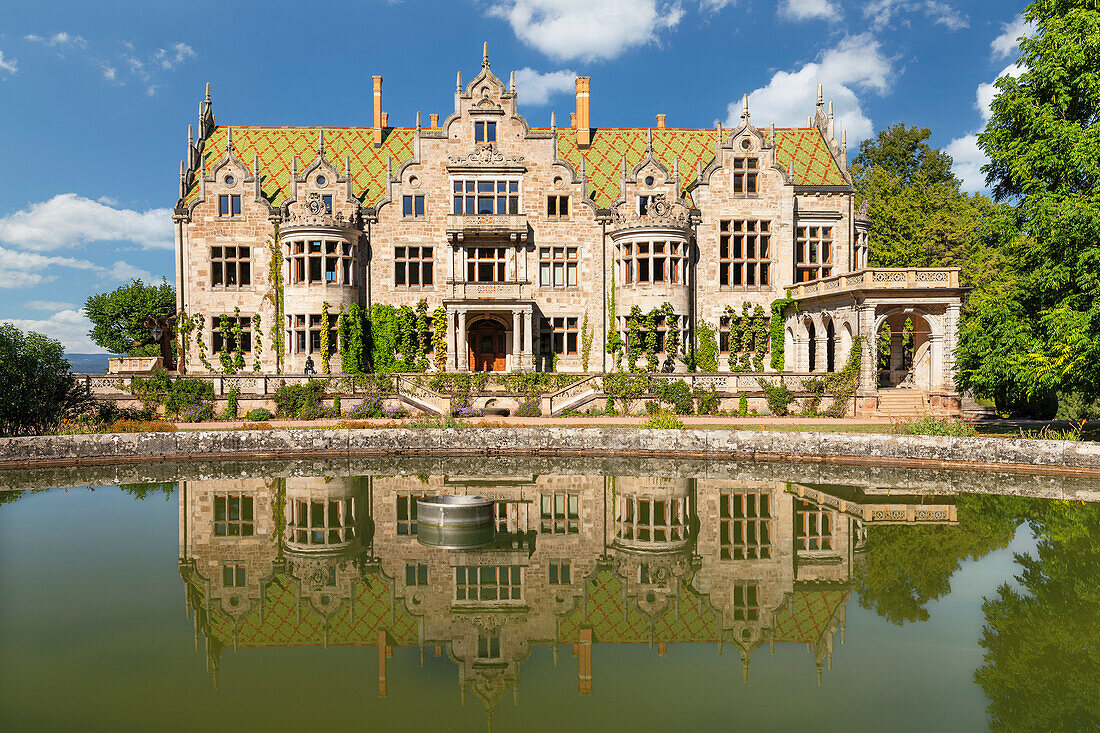 Sommerresidenz Schloss Altenstein im Altensteiner Park, Thüringen, Deutschland, Euruope