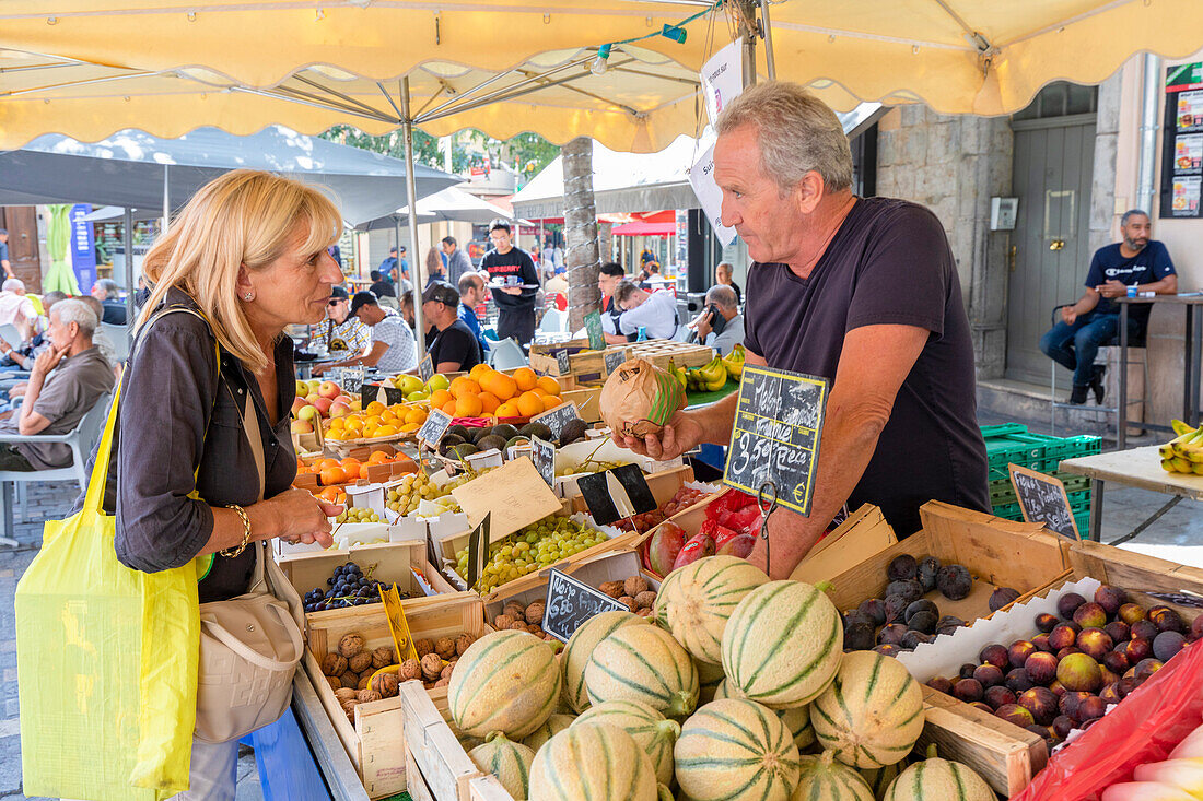 Markt, Toulon, Var, Provence-Alpes-Cote d'Azur, Frankreich, Westeuropa