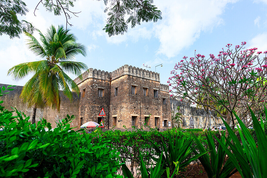 Das alte Fort, arabische Festung in Stone Town, UNESCO-Weltkulturerbe, Sansibar, Tansania, Ostafrika, Afrika