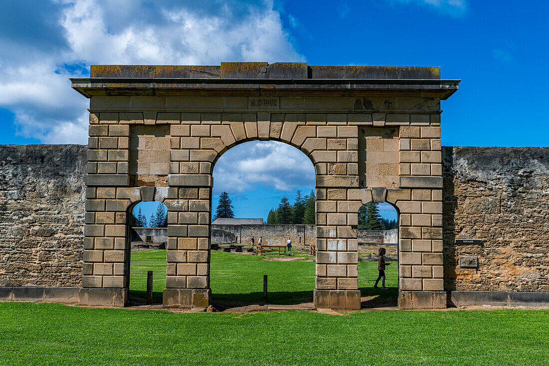 Old ruins, Kingston and Arthur's Vale Historic Area, UNESCO World Heritage Site, Norfolk Island, Australia, Pacific