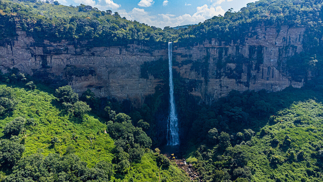 Ditinn-Wasserfall, Fouta Djallon, Guinea Conakry, Westafrika, Afrika