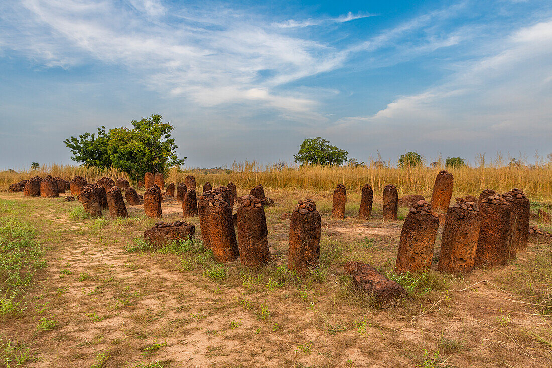 Senegambische Steinkreise, UNESCO-Weltkulturerbe, Wassu, Gambia, Westafrika, Afrika