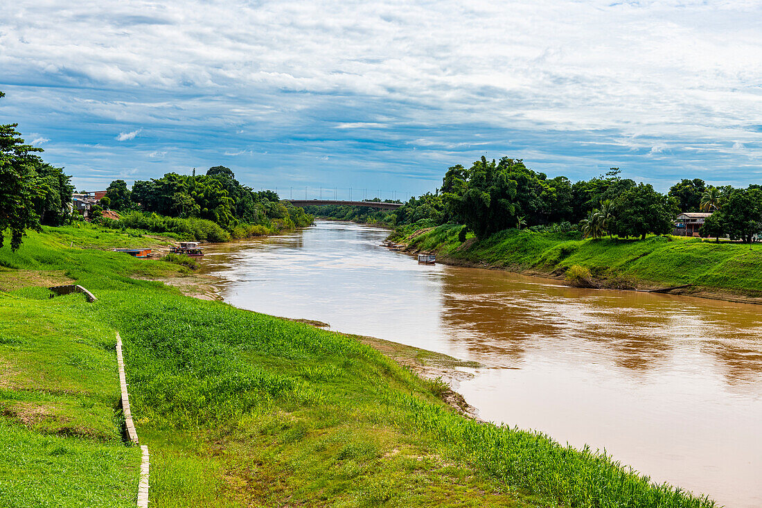 Acre river, Rio Branco, Acre State, Brazil, South America