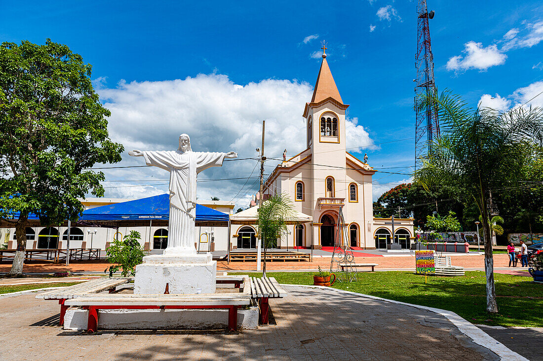 Church of Saint Sebastian, Xapuri, Acre State, Brazil, South America