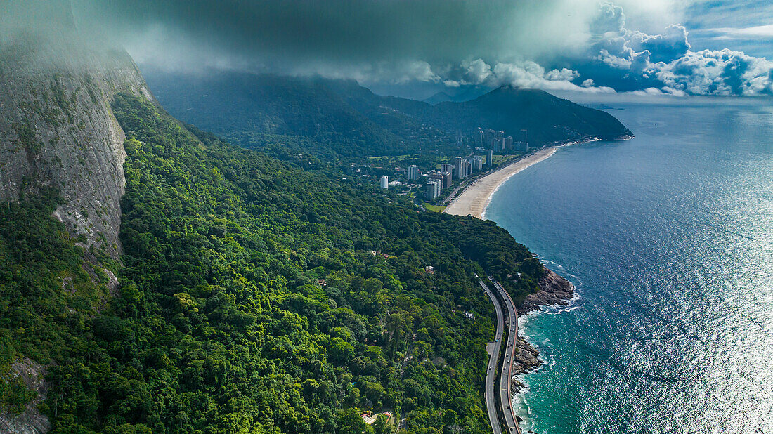 Luftaufnahme, Rio de Janeiro, Brasilien, Südamerika