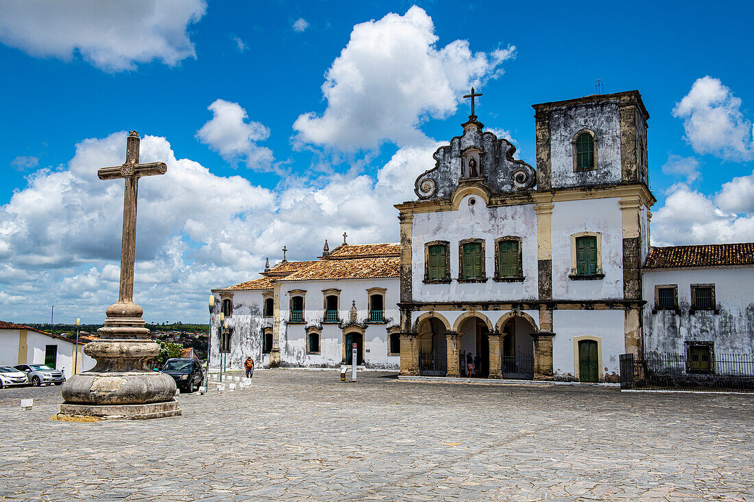 Sao Francisco Church, Sao Francisco Square, UNESCO World Heritage Site, Sao Cristovao, Sergipe, Brazil, South America