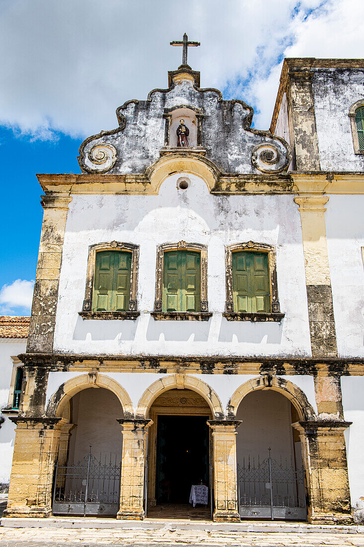 Sao Francisco Church, Sao Francisco Square, UNESCO World Heritage Site, Sao Cristovao, Sergipe, Brazil, South America