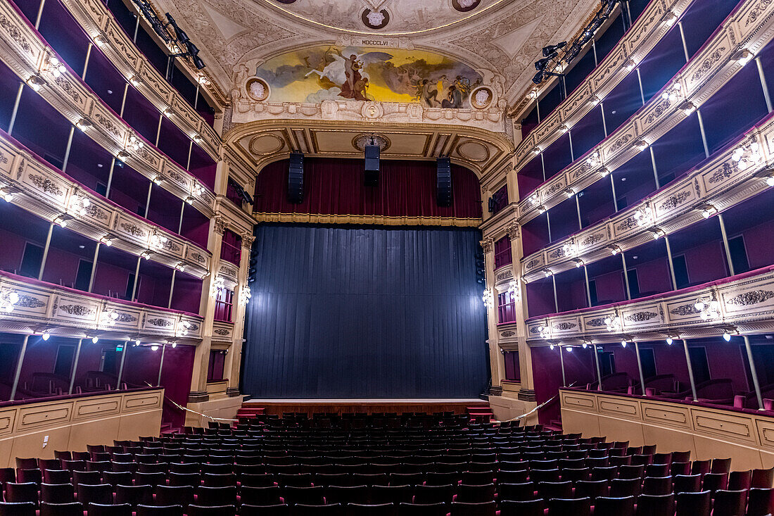 Innenraum des Solis-Theaters, Montevideo, Uruguay, Südamerika
