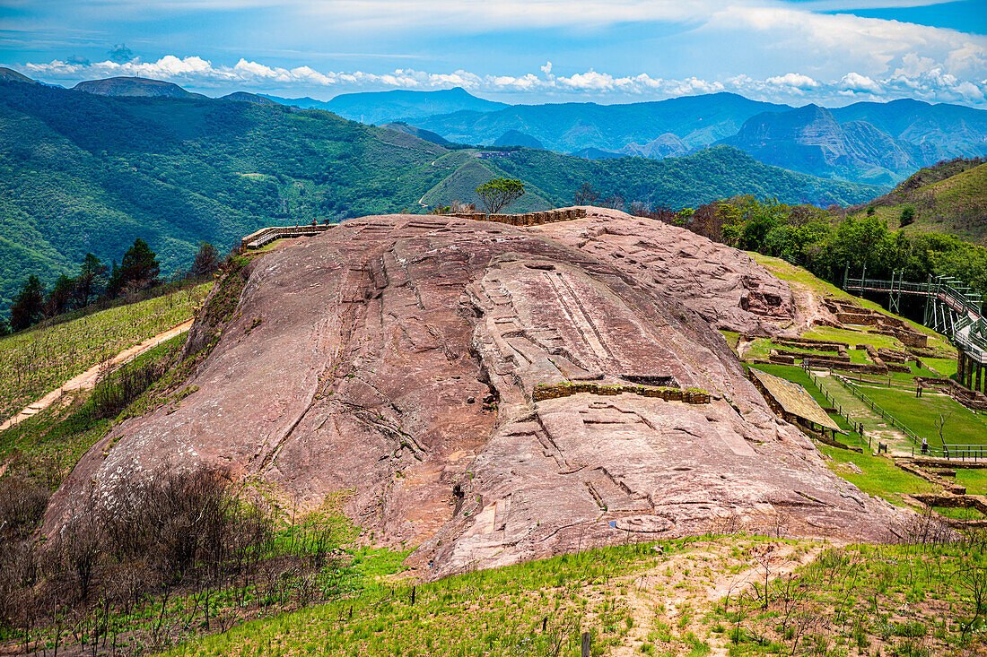 El Fuerte de Samaipata, Präkolumbianische Ausgrabungsstätte, UNESCO-Weltkulturerbe, Departement Santa Cruz, Bolivien, Südamerika