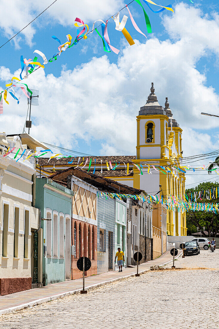 Colonial buildings, Laranjeiras, Sergipe, Brazil, South America