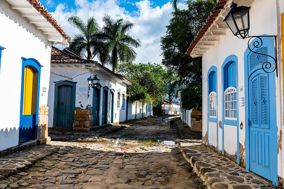 Koloniale Gebäude, Paraty, UNESCO-Welterbe, Brasilien, Südamerika