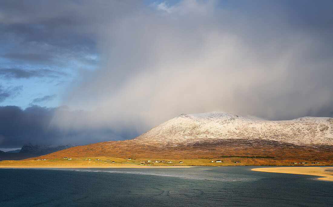 Isle of Harris an einem Wintertag, Äußere Hebriden, Schottland, Vereinigtes Königreich, Europa