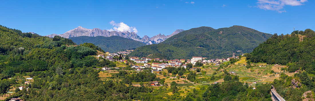 Apuane Berge, Poggio, Garfagnana, Toskana, Italien, Europa