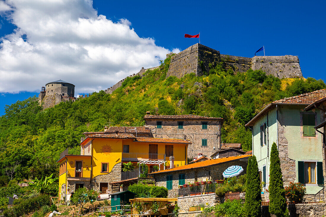 Fortezza delle Verrucole, Festung, San Romano in Garfagnana, Toskana, Italien, Europa