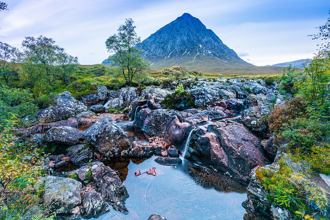 Stob Dearg, the main peak of Buachaille Etive Mor, Highlands, Scotland, United Kingdom, Europe