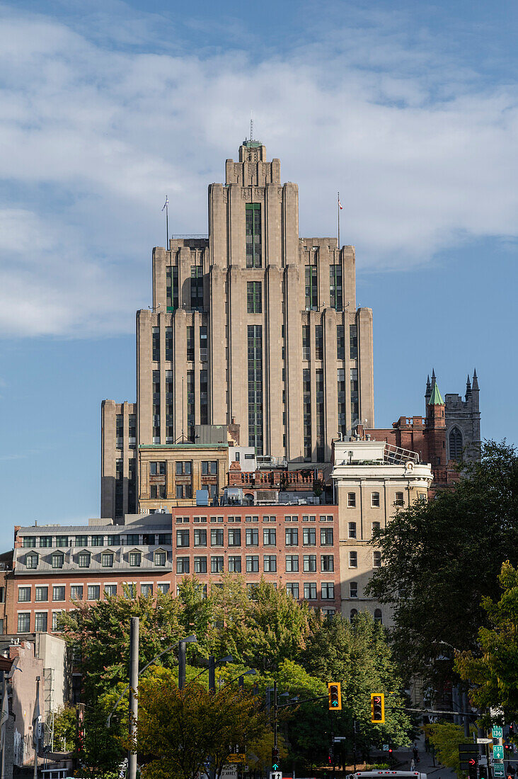 Aldred Building (Edifice Aldred), Art Deco Building, Montreal, Quebec, Canada, North America
