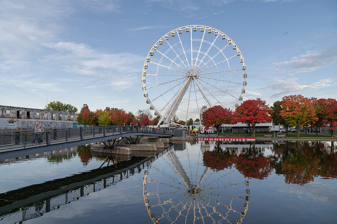Ferris Wheel at La Grande Roue de Montreal, Old Port of Montreal, Quebec, Canada, North America