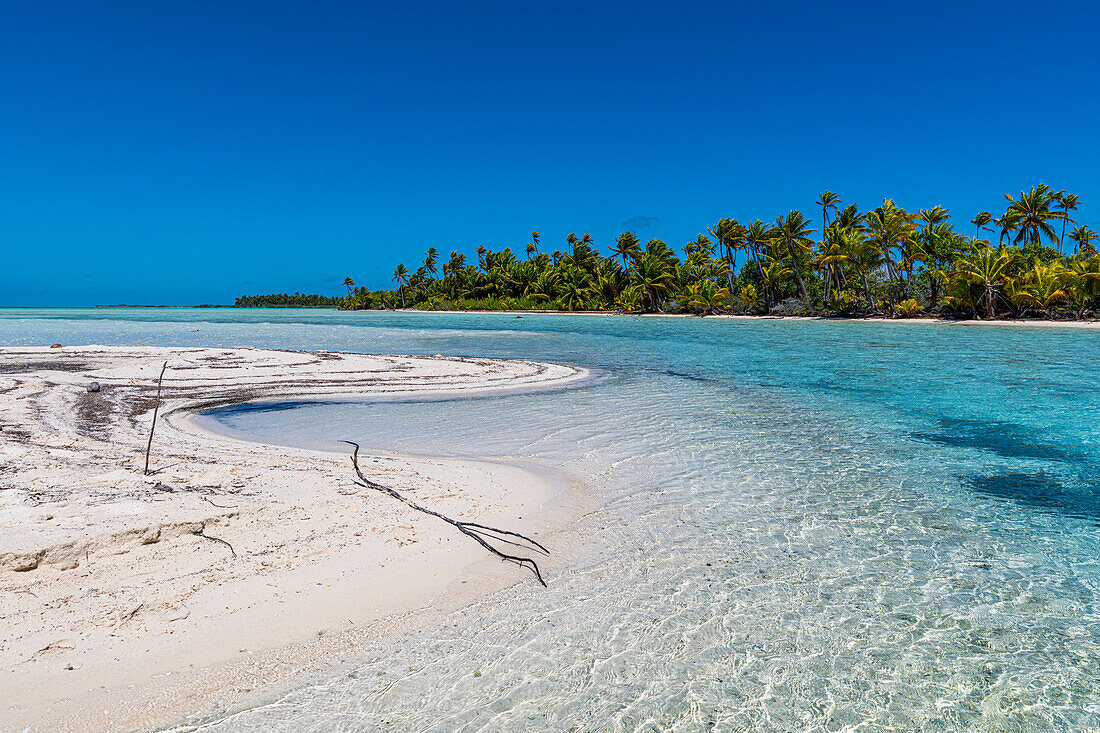 Blaue Lagune, Fakarava, Tuamotu-Archipel, Französisch-Polynesien, Südpazifik, Pazifik