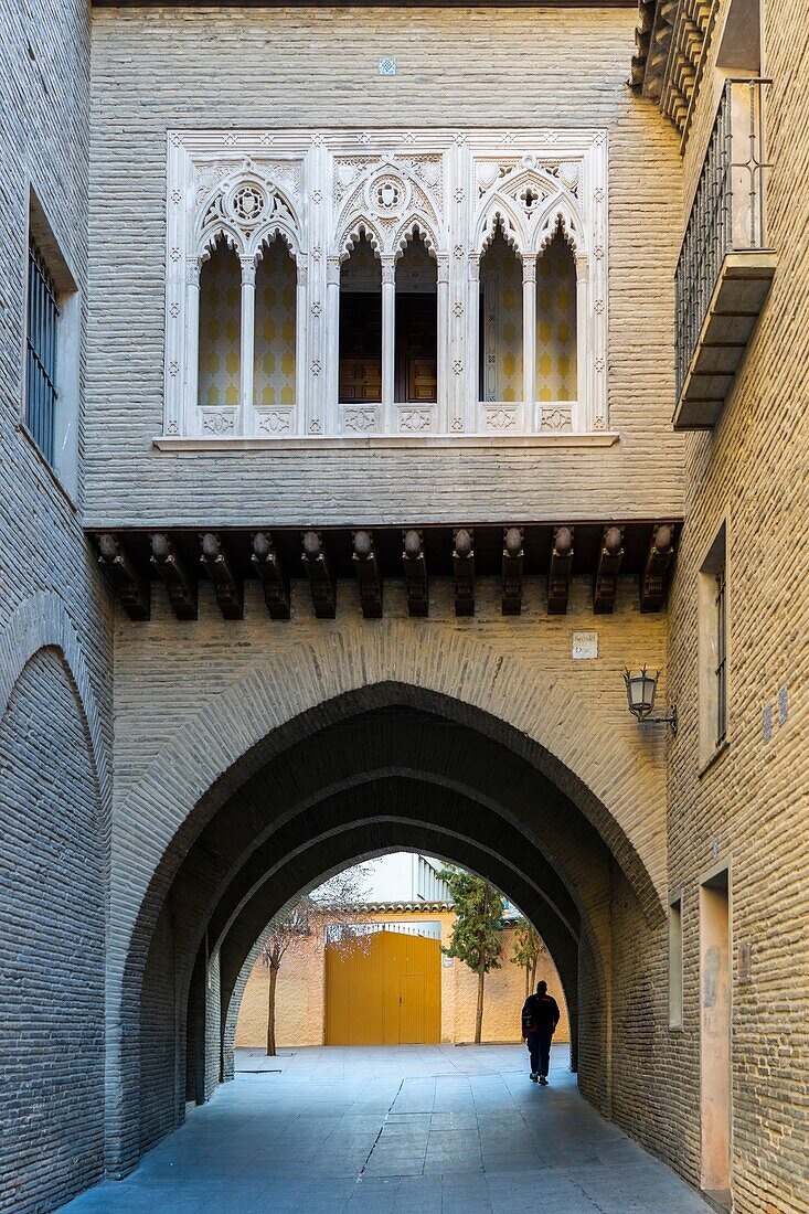 Arco del Dean, Zaragoza, Aragonien, Spanien, Europa