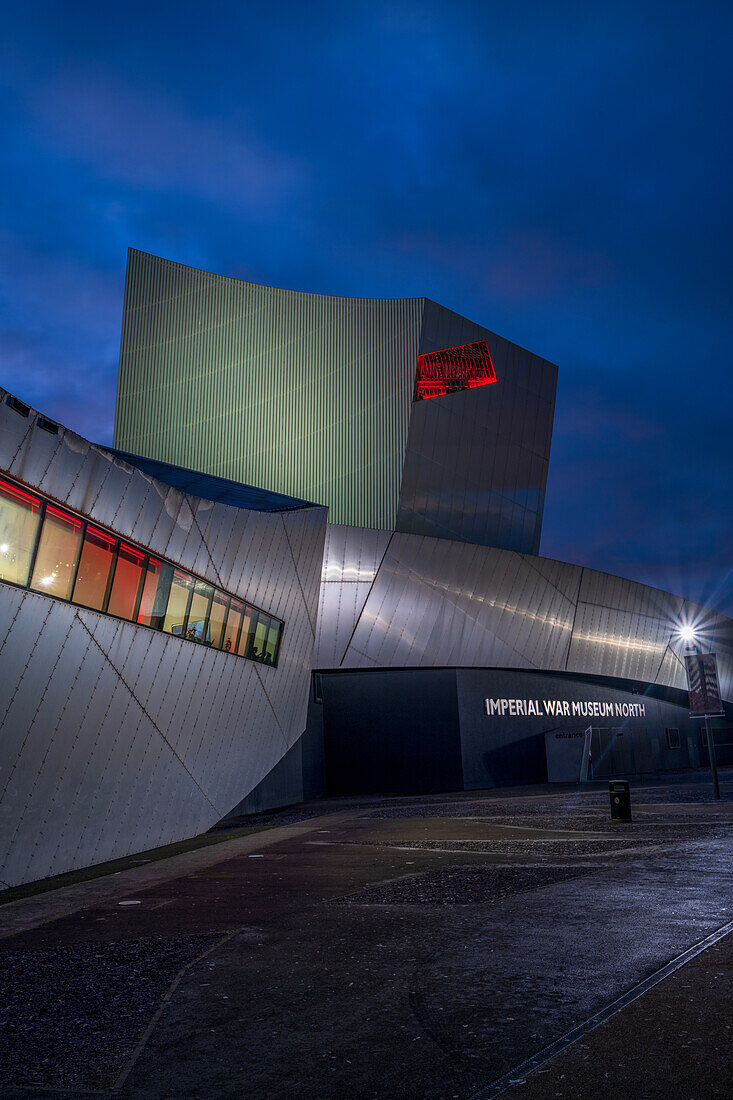 Imperial War Museum North, Salford Quays, Manchester, England, United Kingdom, Europe