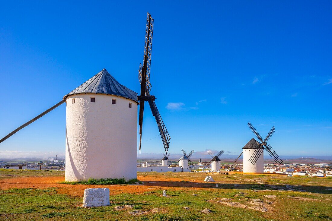 Windmills, Campo de Criptana, Ciudad Real, Castile-La Mancha, Spain, Europe