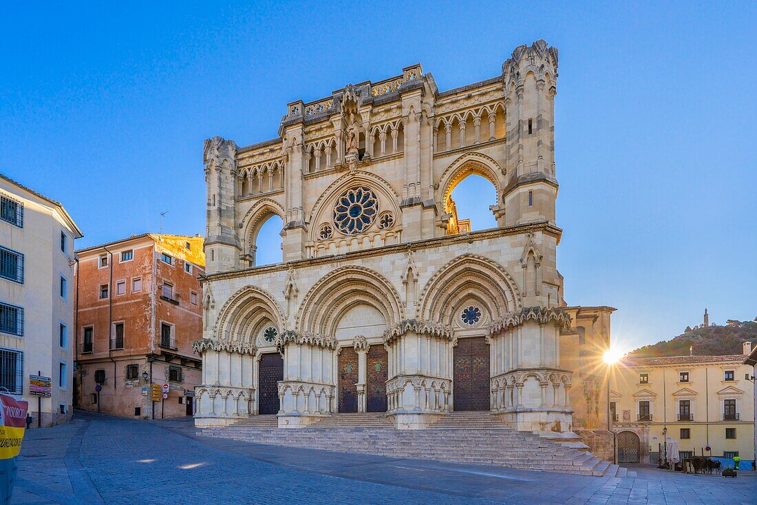 Die Kathedrale von Santa Maria und San Giuliano, Cuenca, UNESCO-Welterbe, Kastilien-La Mancha, Spanien, Europa