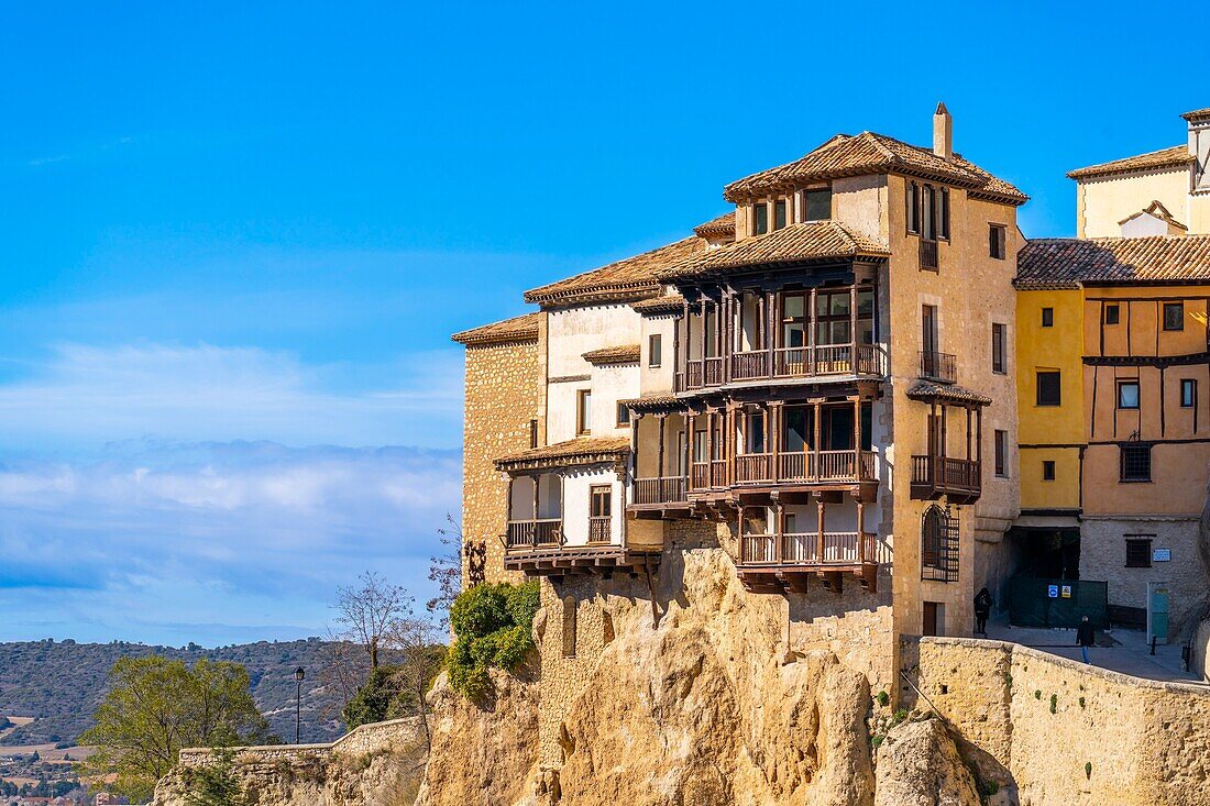 Old postcard house, no 13, Cuenca, UNESCO World Heritage Site, Castile-La Mancha, Spain, Europe