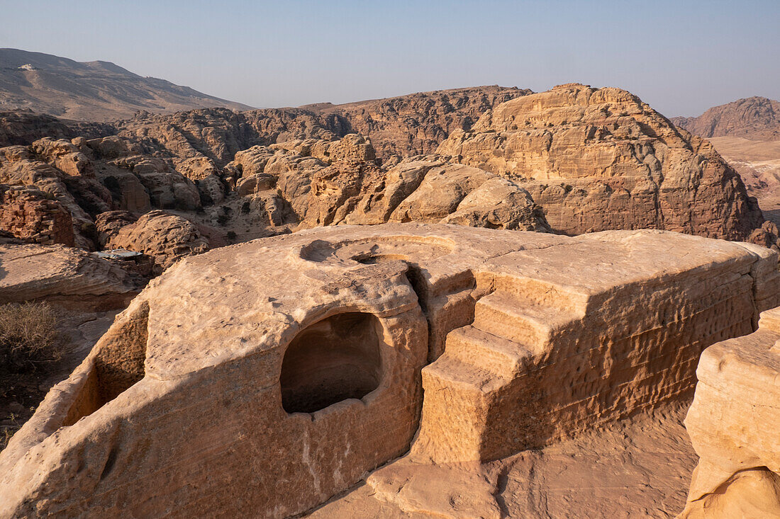 Altar of sacrifice monument, Petra, … – License image – 13816267 Image ...