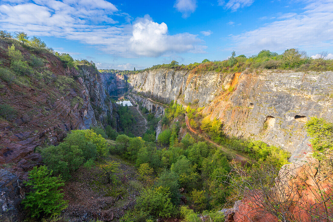 Velka Amerika (Big America) Quarry, Morina near Prague, Central Bohemia, Czech Republic (Czechia), Europe