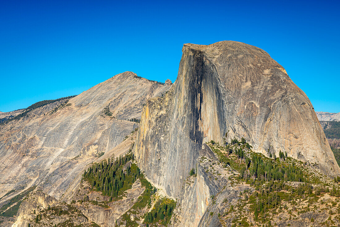 Half Dome Granitfelsformation, Yosemite National Park, UNESCO Weltkulturerbe, Sierra Nevada, Kalifornien, Vereinigte Staaten von Amerika, Nord Amerika