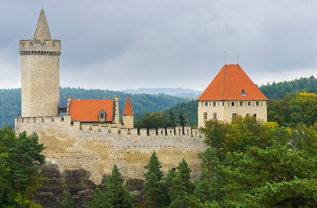 Kokorin castle, Kokorinsko Protected Landscape Area, Central Bohemia, Czech Republic (Czechia), Europe