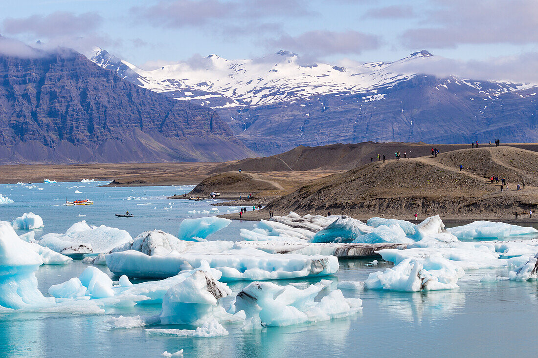 Jokulsarlon Gletscherlagune, Island, Polarregionen