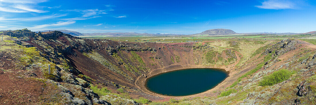 Kerid crater, Iceland, Polar Regions