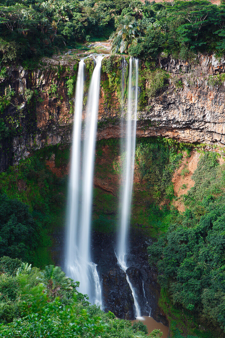 Chamarel Falls, Mauritius, Indian Ocean, Africa