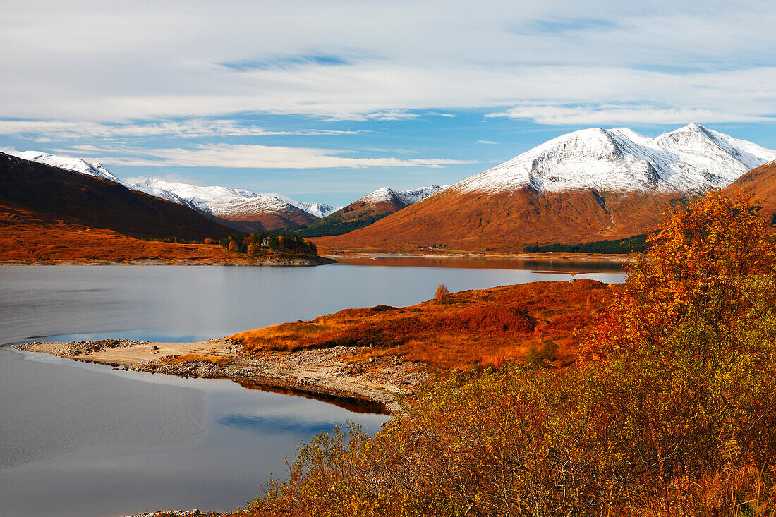 Loch Cluanie, Western Highlands, Scotland, United Kingdom, Europe