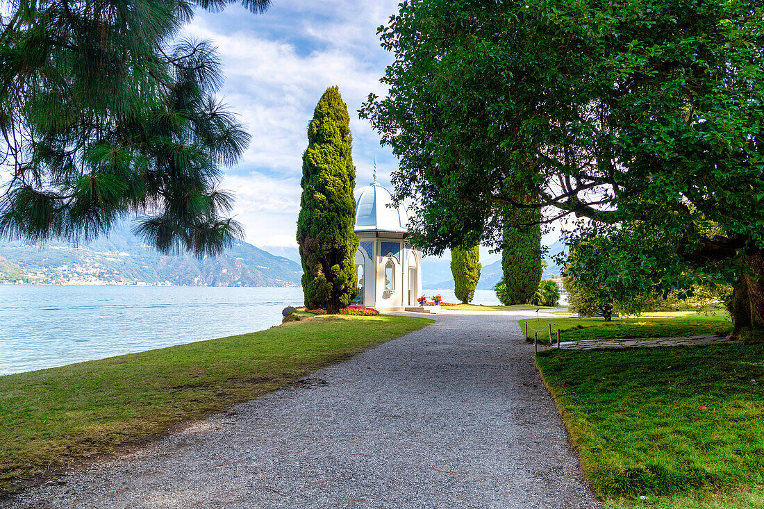 Gärten der Villa Melzi, Bellagio, Comer See, Bezirk Como, Lombardei, Italienische Seen, Italien, Europa