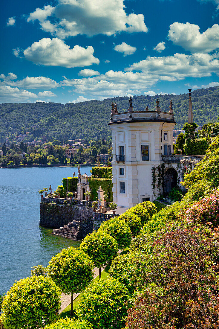 Die Gärten des Palazzo Borromeo, Isola Bella, Borromäische Inseln, Lago Maggiore, Stresa, Piemont, Italienische Seen, Italien, Europa