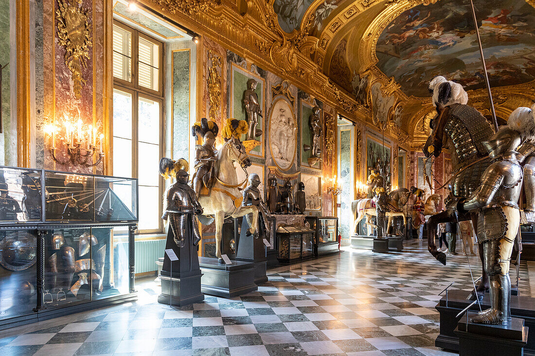 Königliche Waffenkammer, Königlicher Palast, Turin, Piemont, Italien, Europa