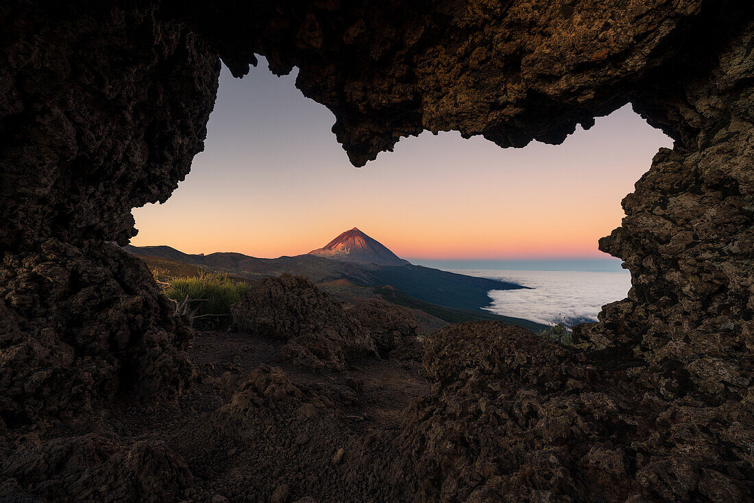 Mount Teide, der drittgrößte aktive Vulkan der Welt und der höchste Berg Spaniens, UNESCO-Weltkulturerbe, Teide, Teneriffa, Kanarische Inseln, Spanien, Atlantik, Europa