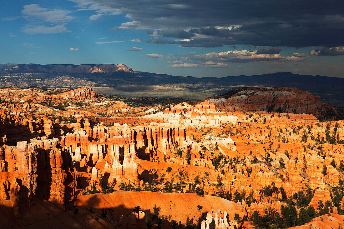 Blick nach Osten über den Bryce Canyon vom Sunset Point aus, Utah, Vereinigte Staaten von Amerika, Nordamerika