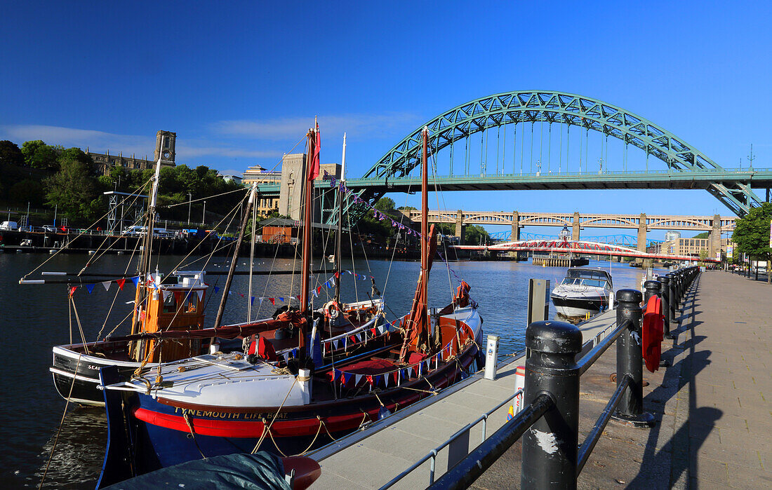 Tyne-Brücke, Newcastle-upon-Tyne, Tyne and Wear, England, Vereinigtes Königreich, Europa